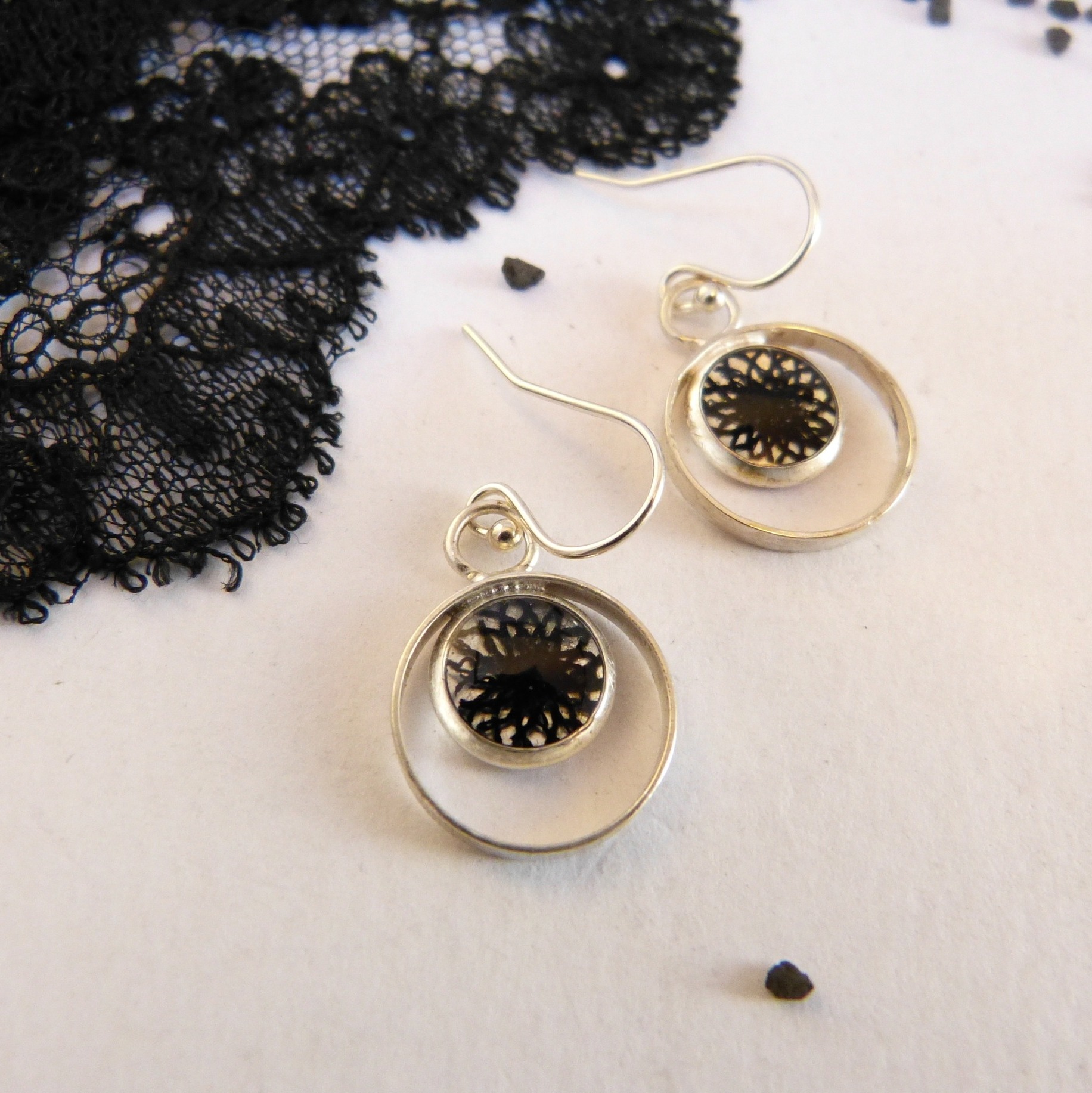 boucles d'oreilles-dentelle-argent-perline-belladone