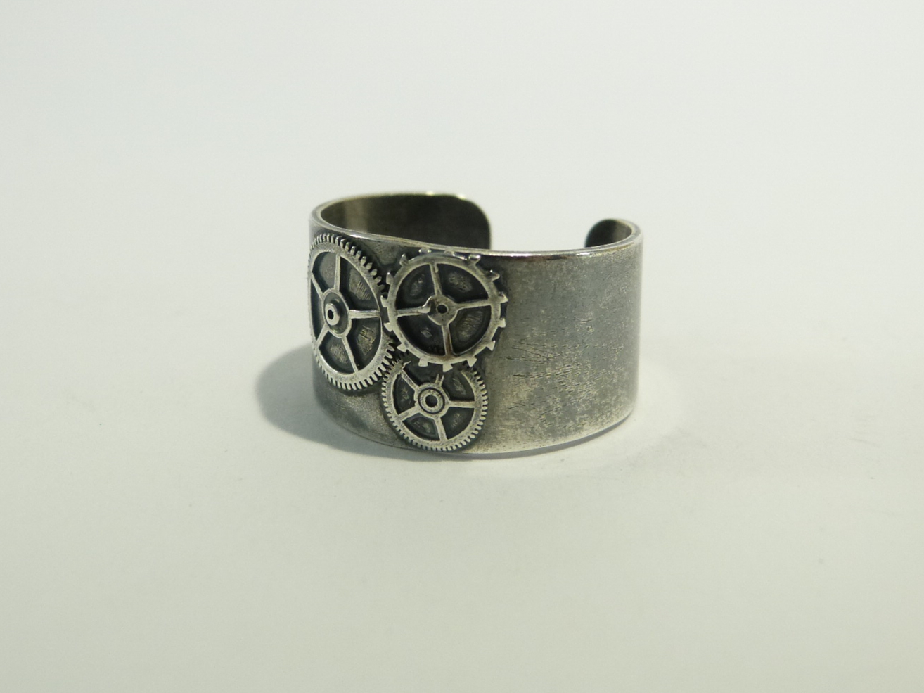 bague homme engrenage soudé
