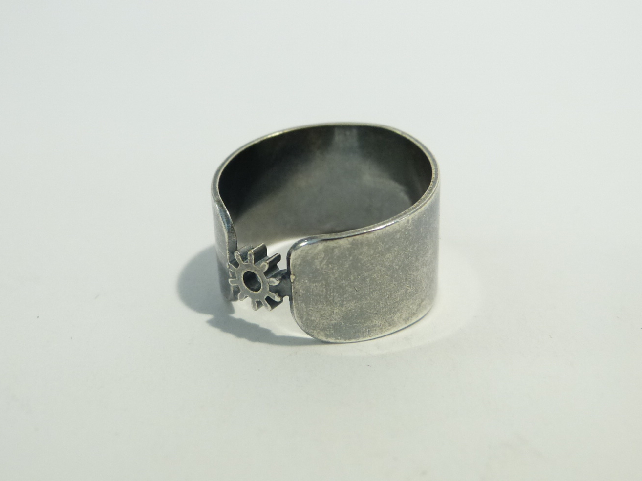 bague homme engrenage soudé