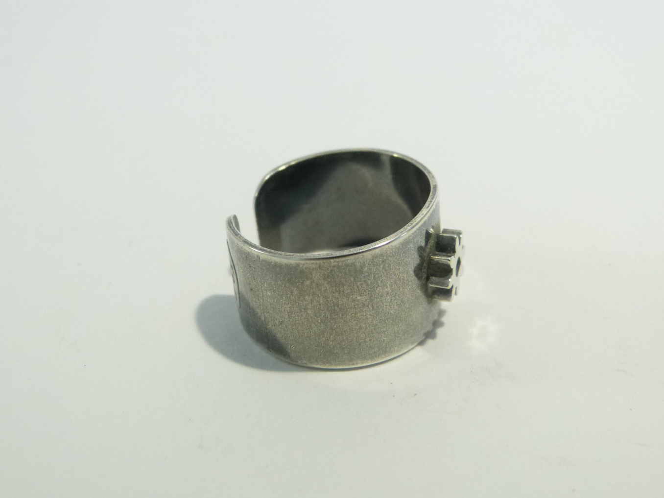bague homme engrenage soudé
