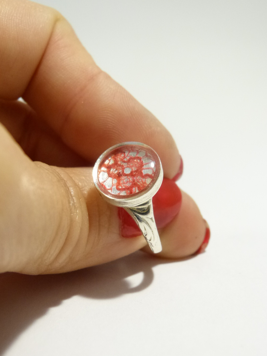 bague fine dentelle