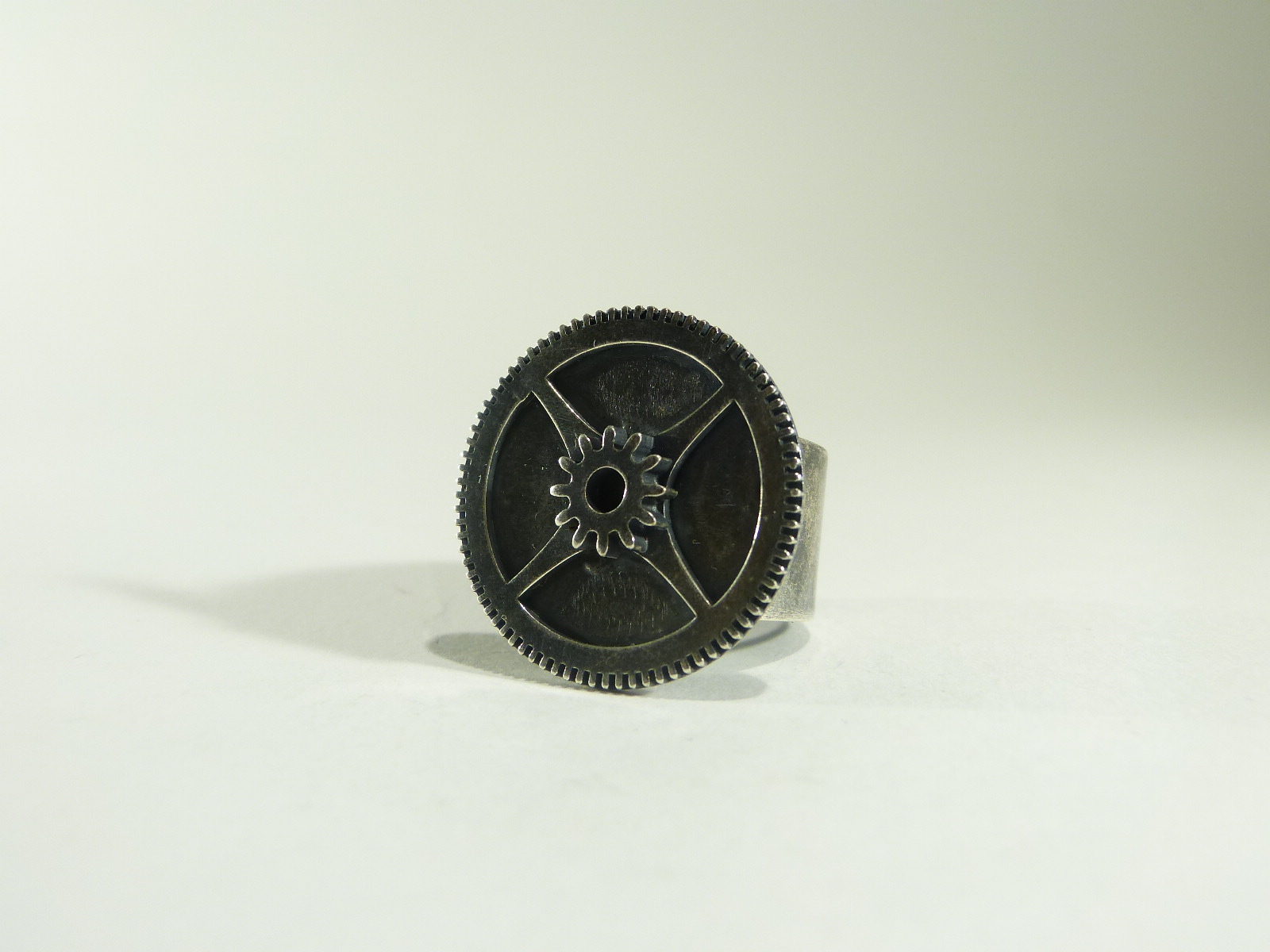 bague gros engrenage d'horloge