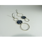 Obole, boucles d'oreilles dentelle ancienne