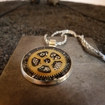 collier dentelle engrenage