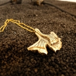 collier ginkgo or