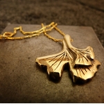 collier ginkgo or