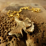 collier ginkgo or
