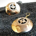 boucles engrenages doré