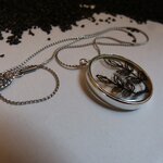 collier dentelle noire