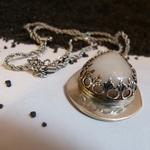 agate rose pâle