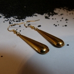 boucles-gouttes-dentelle-doré à lor fin