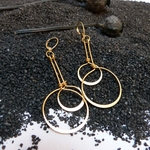 boucles-créole-doré à lor fin-arwen