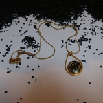 collier-dentelle-doré à lor fin-noura