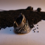 bague-gravure-floral-argent-botanique