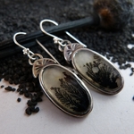 boucles-pierre naturelle-agate