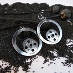 boucles-engrenages-plaqué argent-blad