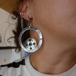 boucles-engrenages-plaqué argent-blad