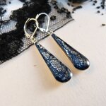 Boucles d'oreilles-argent-dentelle-goutte
