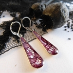 Boucles d'oreilles-argent-dentelle-goutte