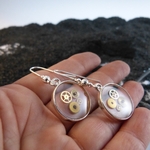 boucles doreilles-engrenages-mécanisme-industriel