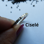 anneau-argent-martelé-ciselé-Belladone