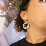 boucles doreille-dentelle-argent-vénus-belladone