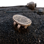 bague-dentelle-argent-réglable-belladone