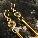 boucles-dentelle-doré à lor fin-gitane-belladone