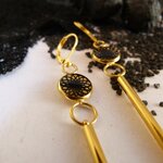 boucles-dentelle-doré à lor fin-gitane-belladone