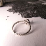 bague-pierre semi precieuse-grenat-plaqué argent belladone