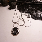 collier-argent-dentelle noire-belladone