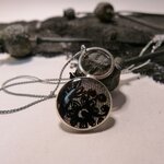 collier-argent-dentelle noire-belladone