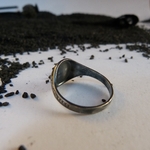 bague-engrenage-argent-persé-belladone