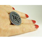 bague gros engrenage dhorloge