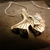 collier ginkgo argent