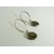 boucles d'oreilles cerise en dentelle et engrenage