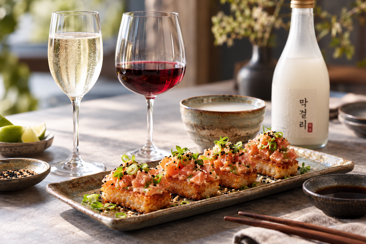 Quel vin avec un crispy rice au saumon épicé ? 6 accords originaux