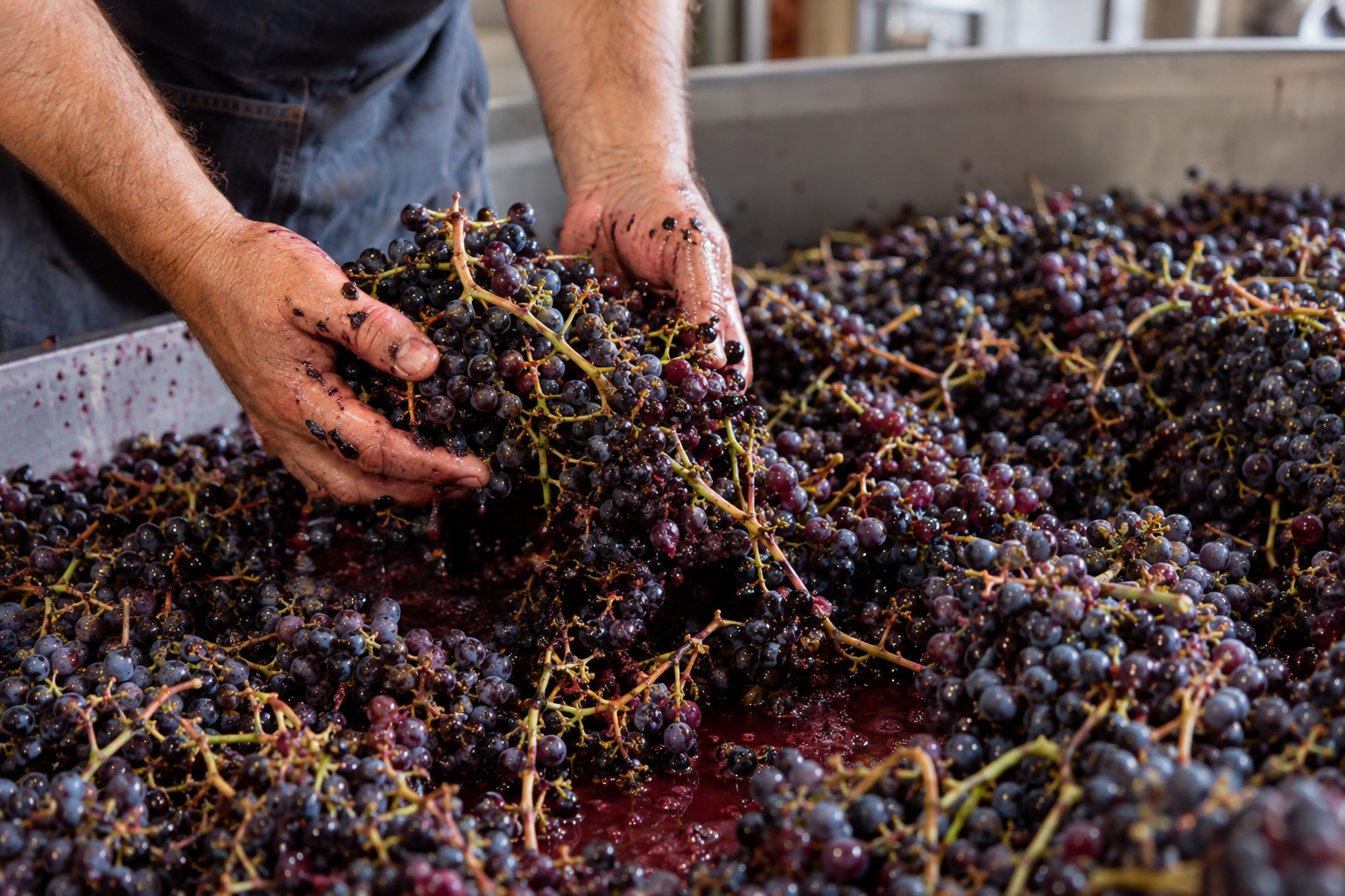 Vinification en grappes entières : pourquoi certains vignerons décident de garder les rafles