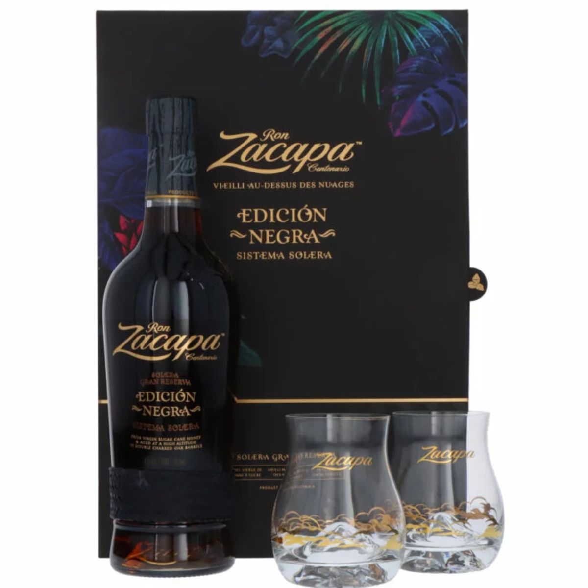 Coffret Zacapa XO 40% (bouteille + 2 verres)