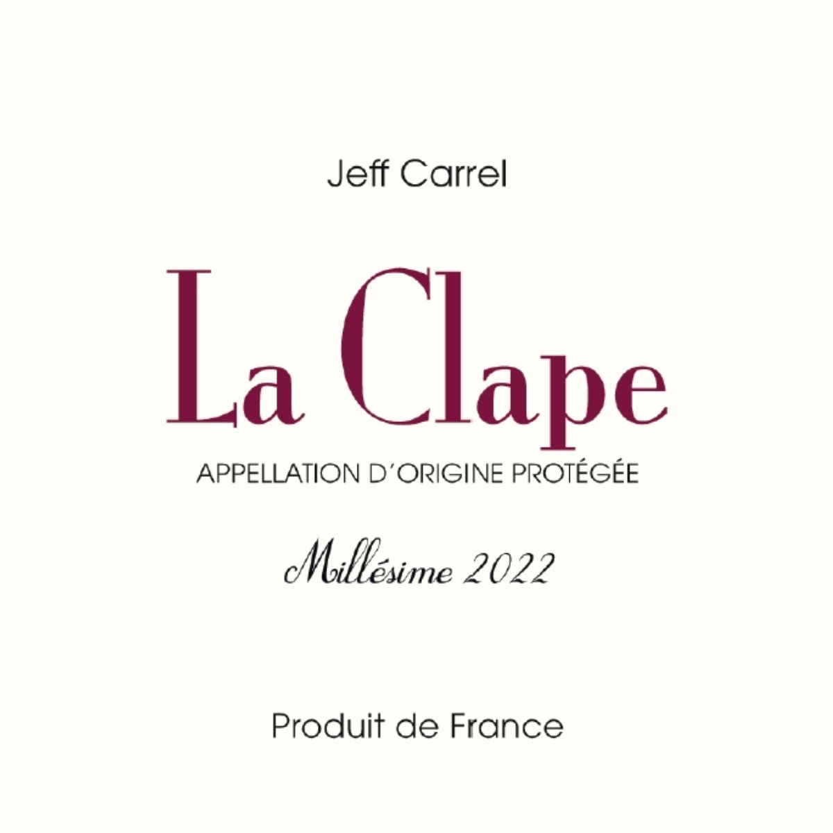 etiquette la clape carrel