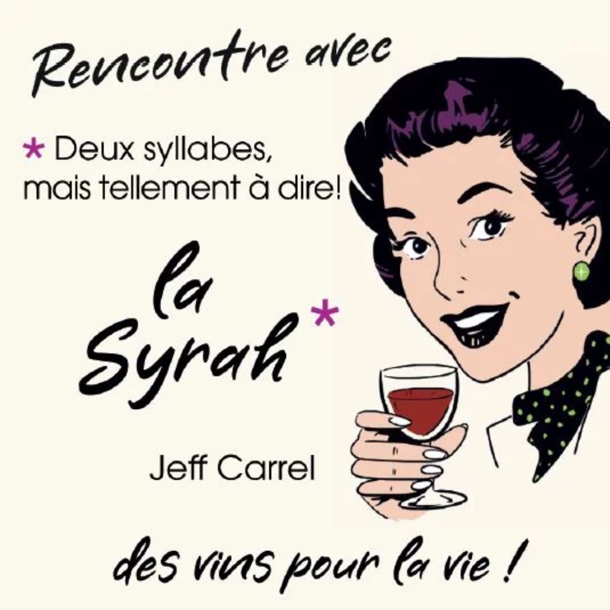 RENCOntre avec la syrah etiquette