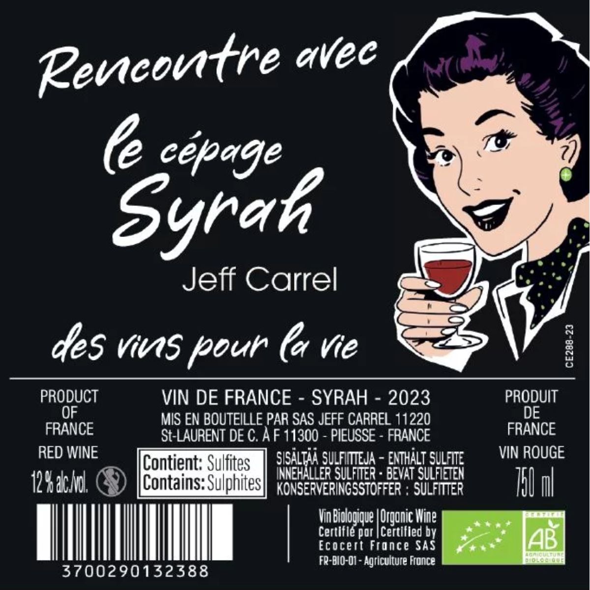 rencontre avec la syrah contre etiquette