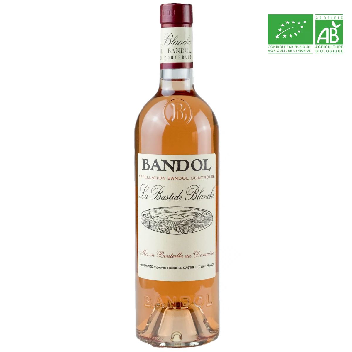 Bandol rosé bastide