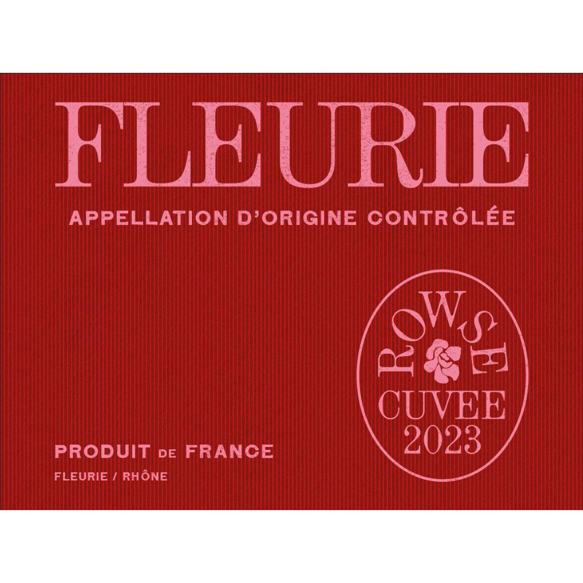 FLEURIE ROWSE BDAUJOLAIS