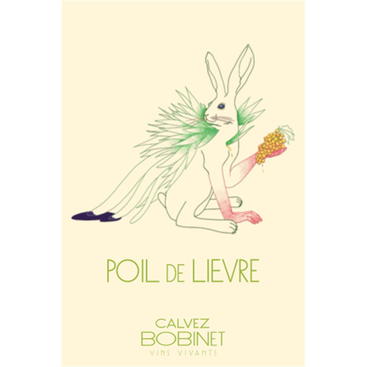 CALVEZ BOBINET POIL D LIEVRE CONTRE ETIQUETTE