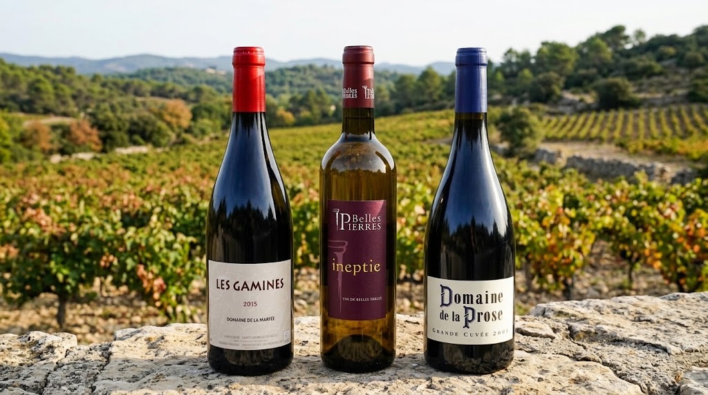 Trois bouteilles de Saint-Georges-d'Orques