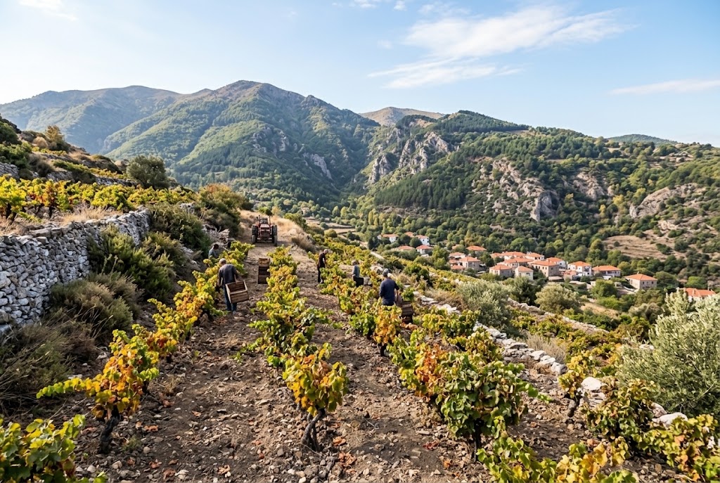 Vignoble grec
