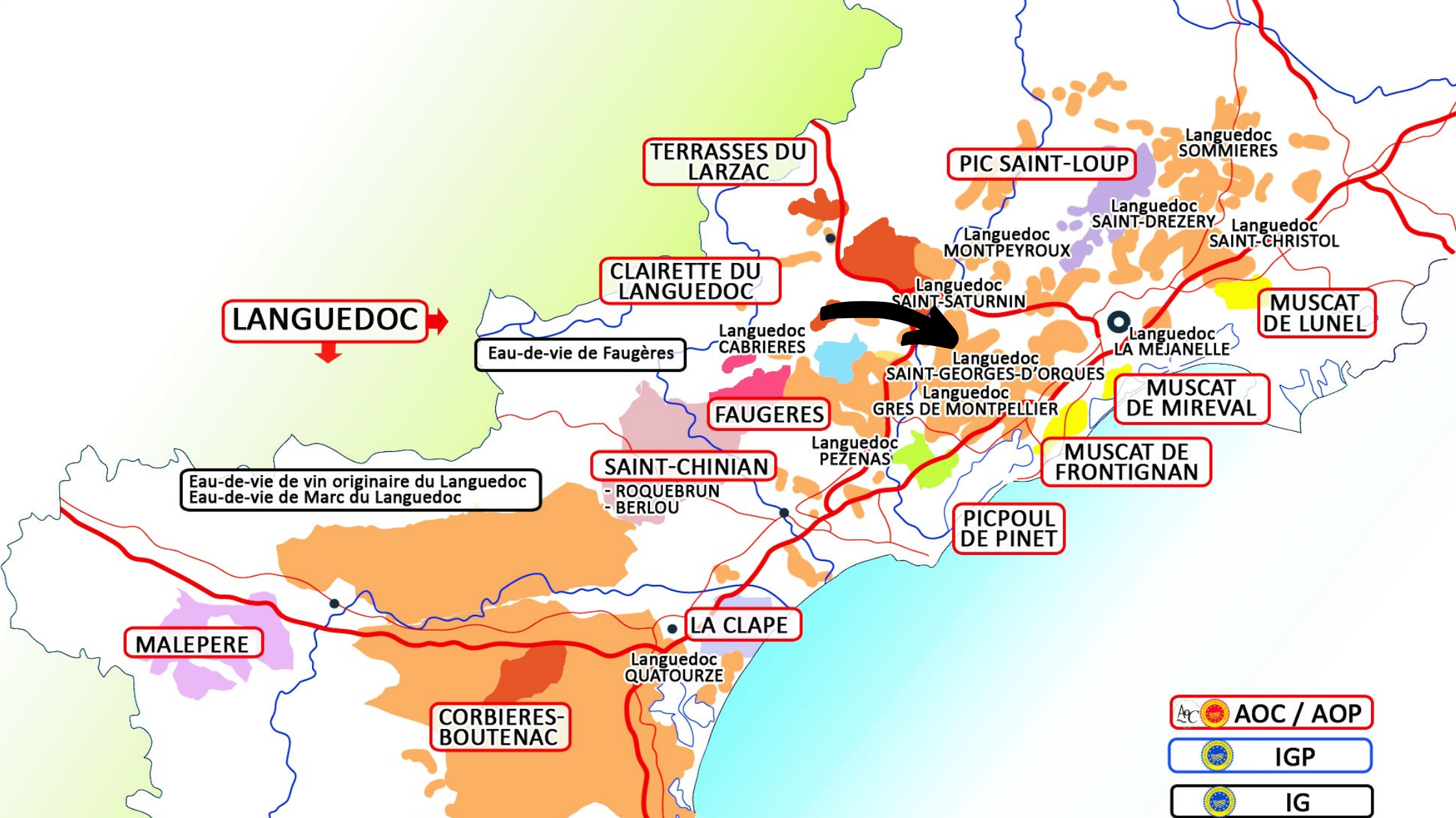 carte aoc saint georges d orques