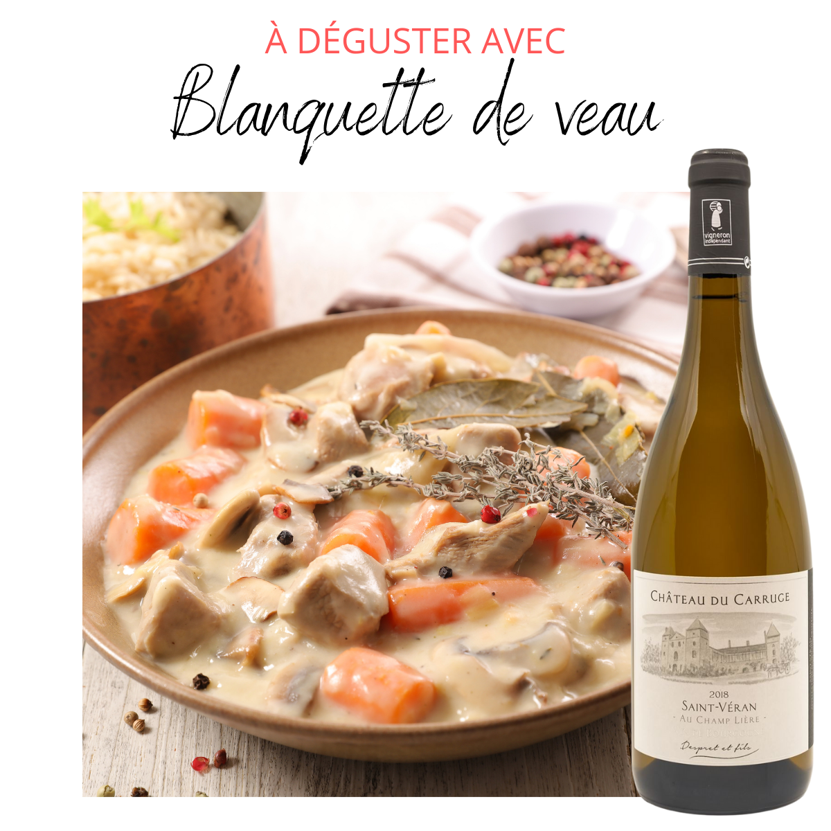 accord blanquette de veau