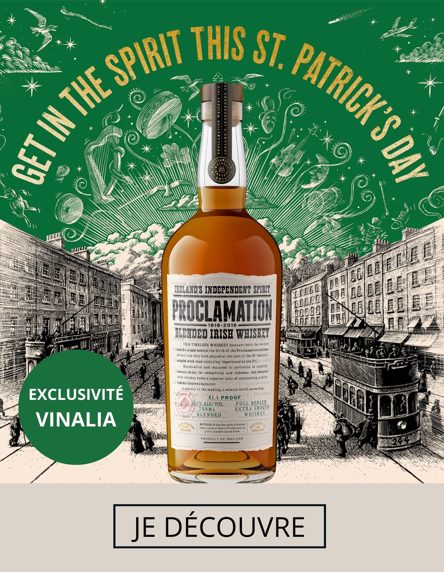 proclamation irish whiskey
